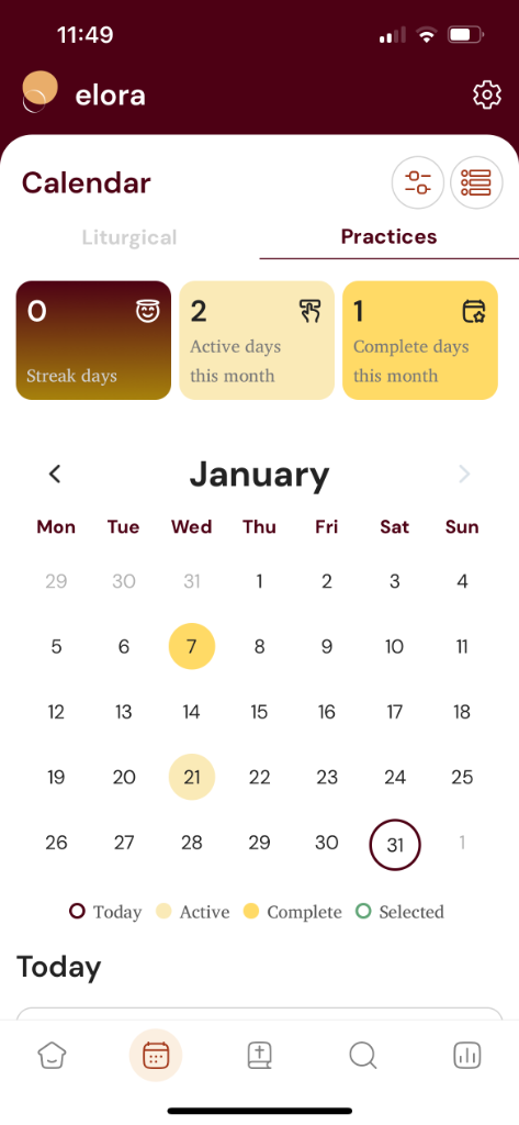 Active Days Screenshot